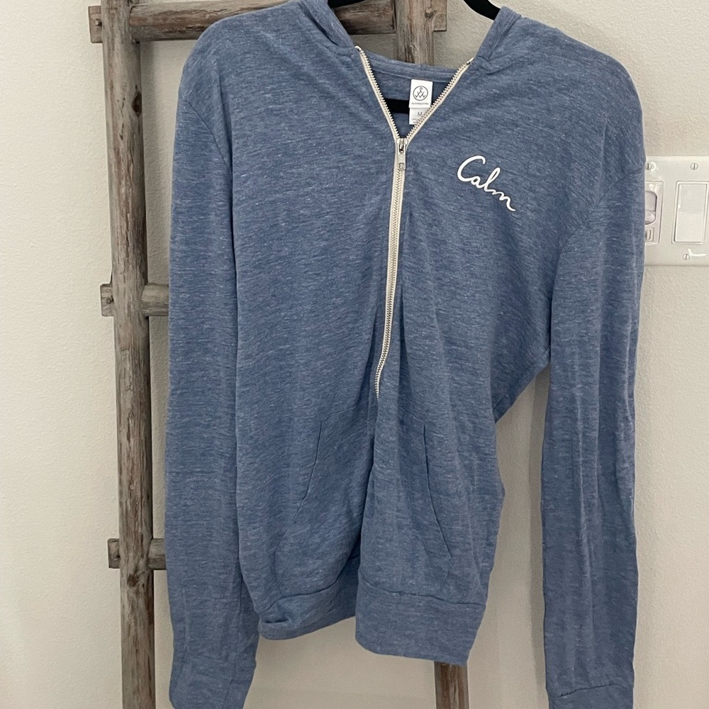 NWT - Woman CALM Zip Up Hoodie Jacket Size Medium
